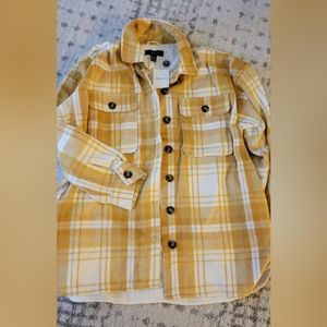 Forever 21 Plus Size Yellow or Purple Plaid Shacket size 2x *New*